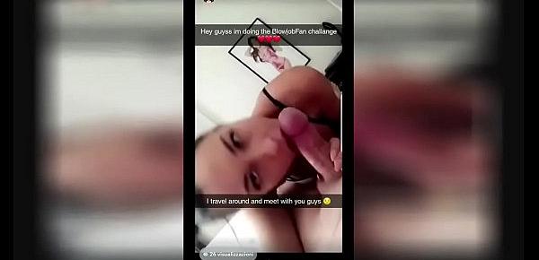  Slut Shows How To Master Deepthroat On Snapchat